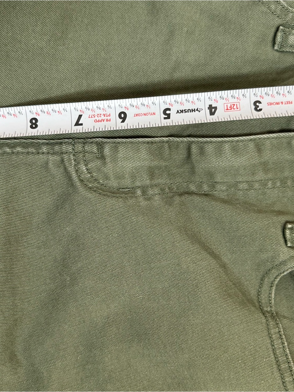 Quince olive green pants size 28 EUC - Picture 10 of 10